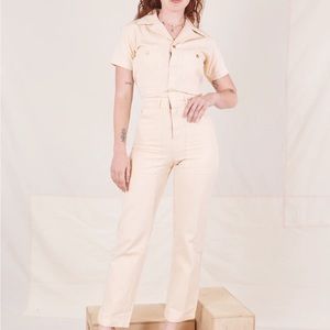 Big Bud Press jumpsuit in vintage white